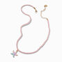 Ombre Starfish Pink Cord Pendant Necklace,