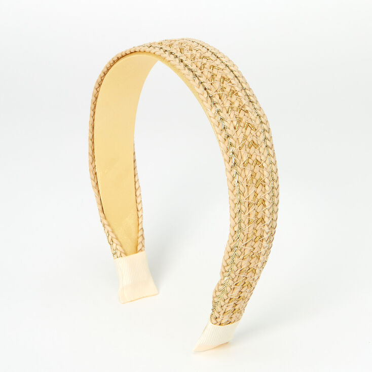 Woven Lurex Headband,