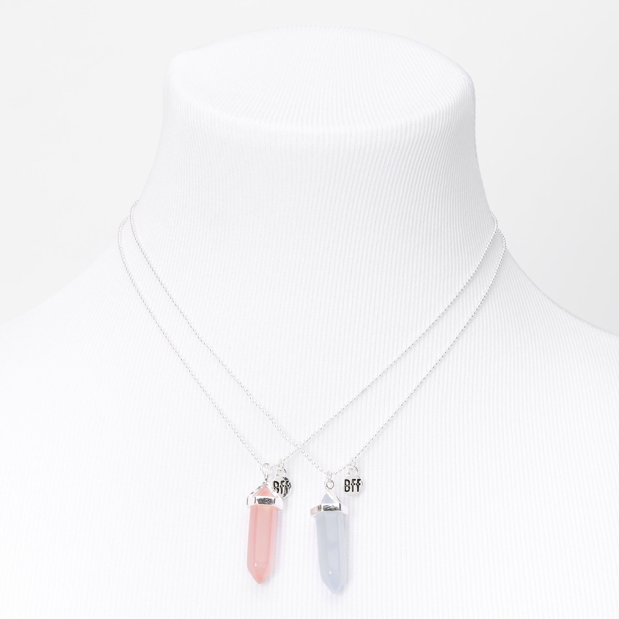 Best friend store crystal necklaces