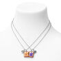 Silver 16&#39;&#39; Best Friends Peanut Butter &amp; Jelly Necklaces - 2 Pack,