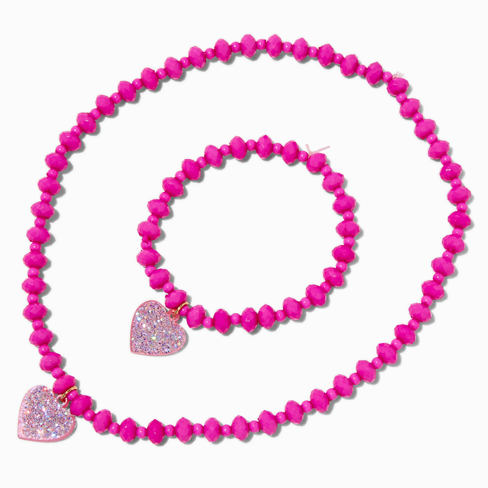 Claire's Porte-clés mini sac à dos perles d’imitation à initiale - Rose tendre, R
