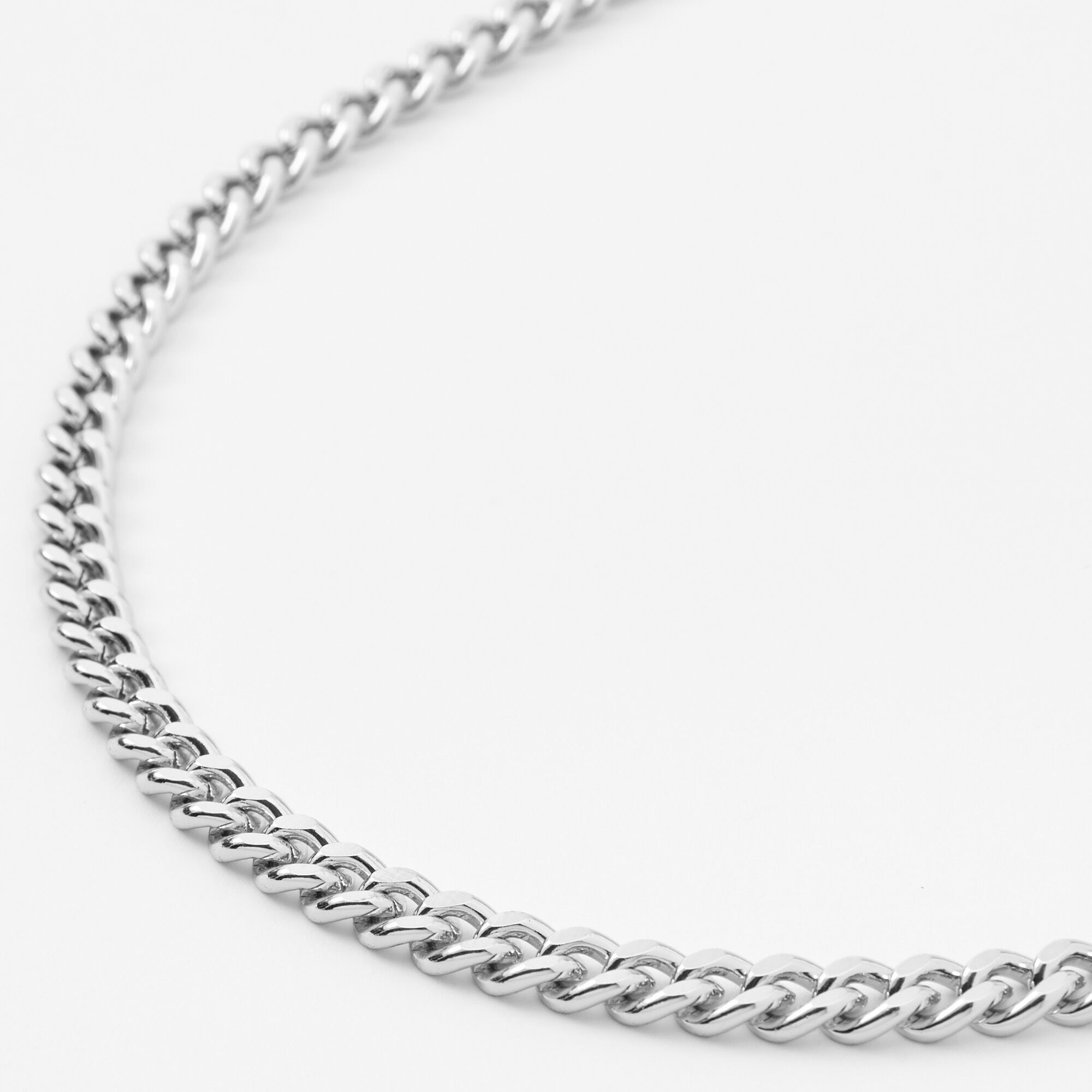 View Claires Tone Cuban Chain 20 Necklace Silver information
