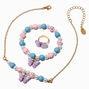 Claire&#39;s Club Beaded Butterfly Jewellery Set - 3 Pack,
