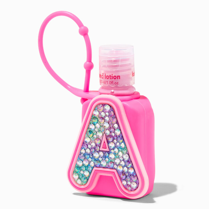 Initial Hand Lotion - Pink, A,