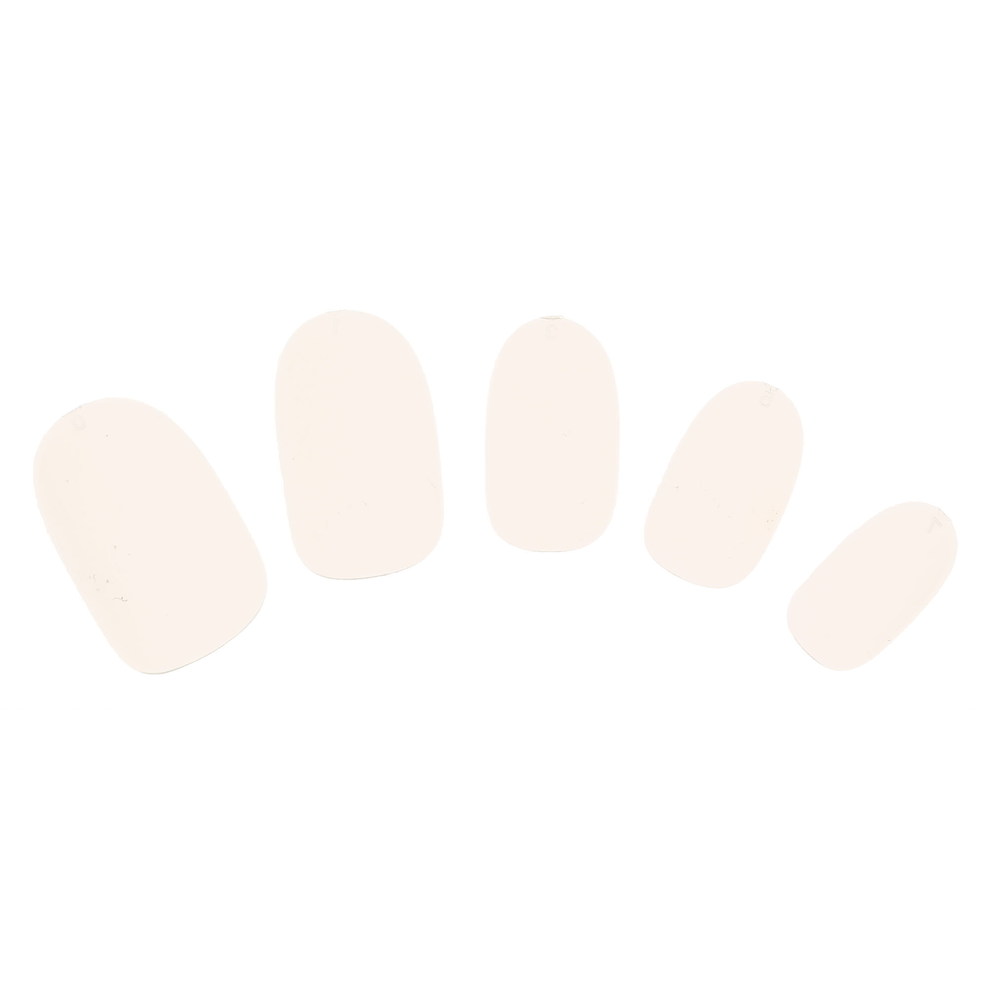 Oval Faux Nail Set - Nude, 100 Pack,