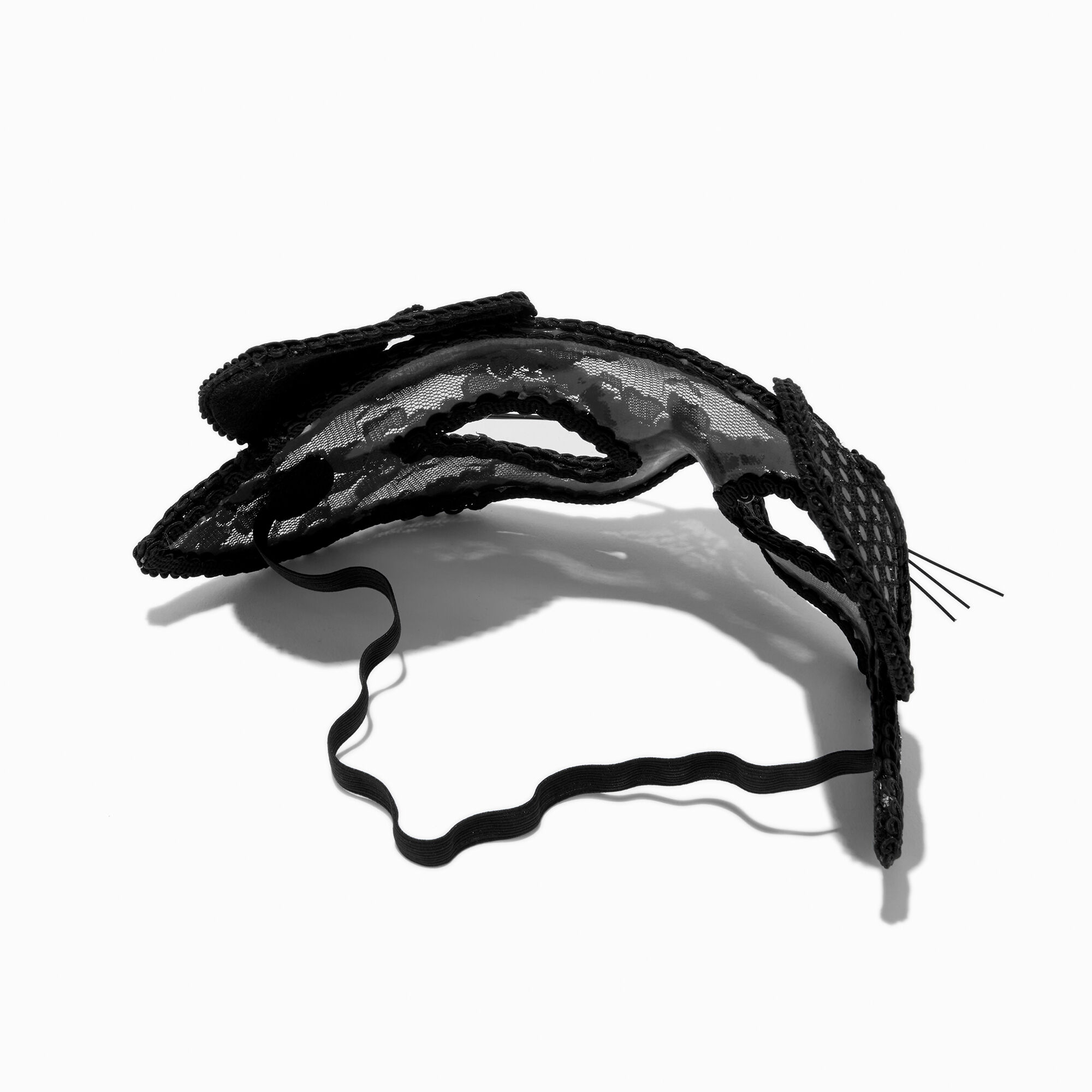 Black Cat Lace Mask,