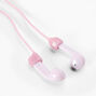 Pastel Pink Glitter Earbud Case Cover - Compatible with Apple AirPods&reg;,