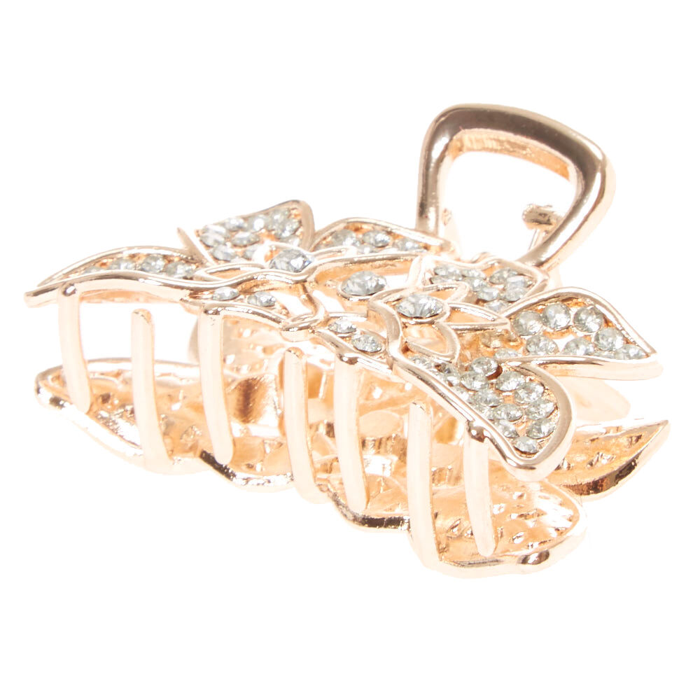 Gold Crystal Hair Claw,