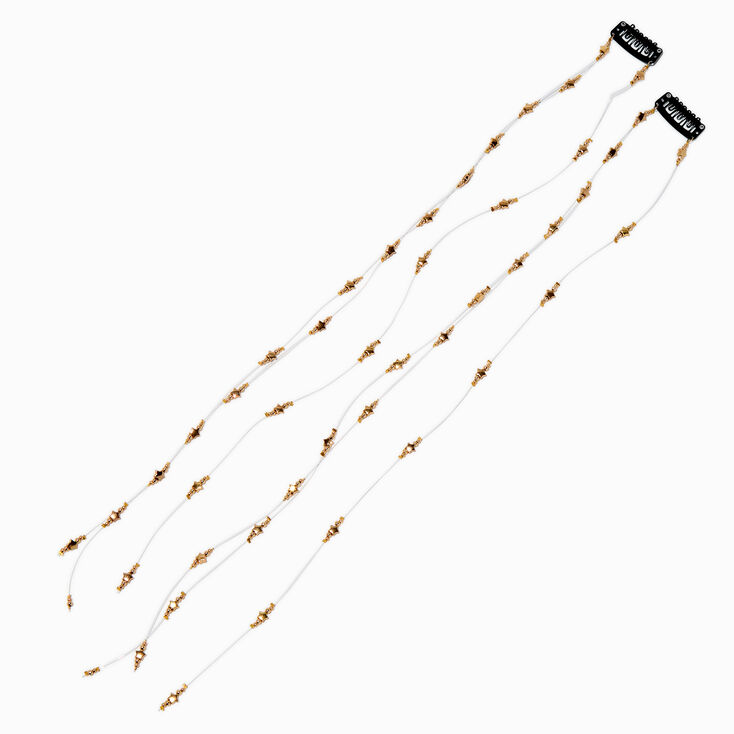 Gold Star Clip In Extensions - 2 Pack,