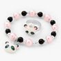 Claire&#39;s Club Glitter Panda Jewelry Set - 3 Pack,