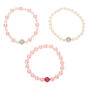 Bracelets &eacute;lastiques en perles d&#39;imitation Claire&#39;s&nbsp;Club - Lot de 3,