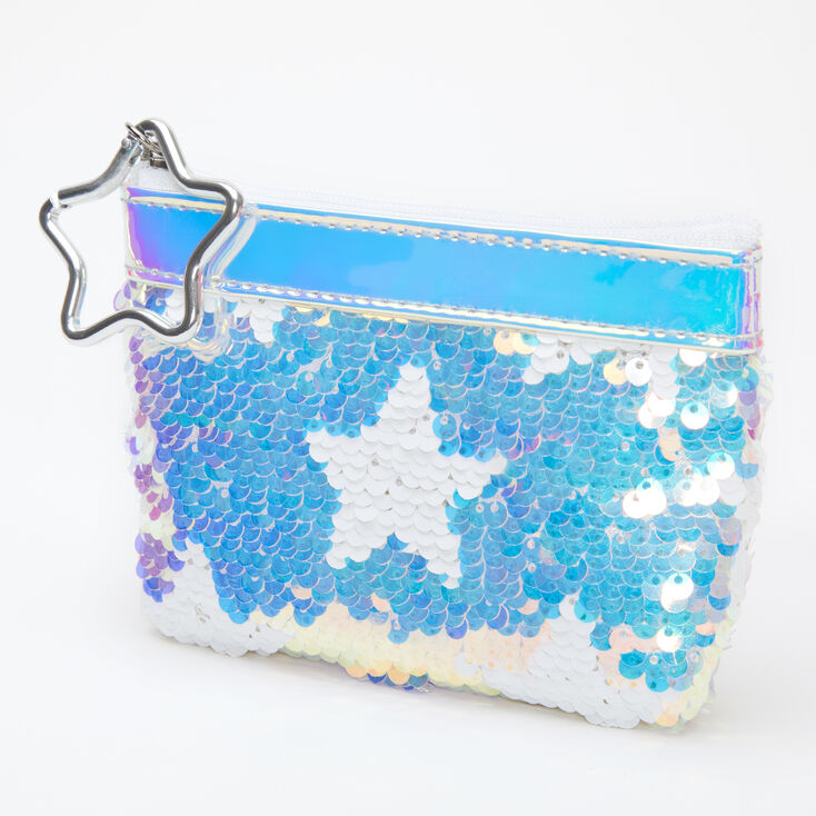 Personalised Glitter Lettering Star Coin Purse Fabric Pouch 