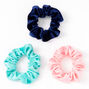 Claire&#39;s Club Small Velvet Berry Hair Scrunchies - 3 Pack,