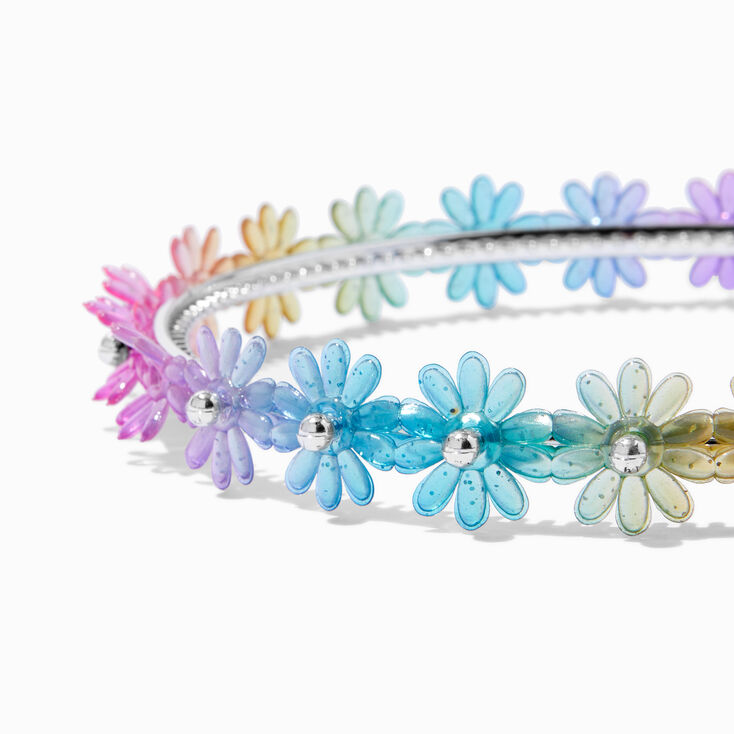 Claire&#39;s Club Rainbow Daisy Headband,