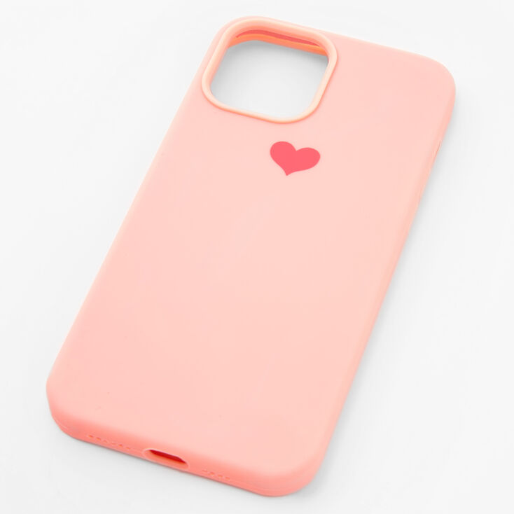 Pink Heart Phone Case - Fits iPhone 12 Pro Max Claire\'s US