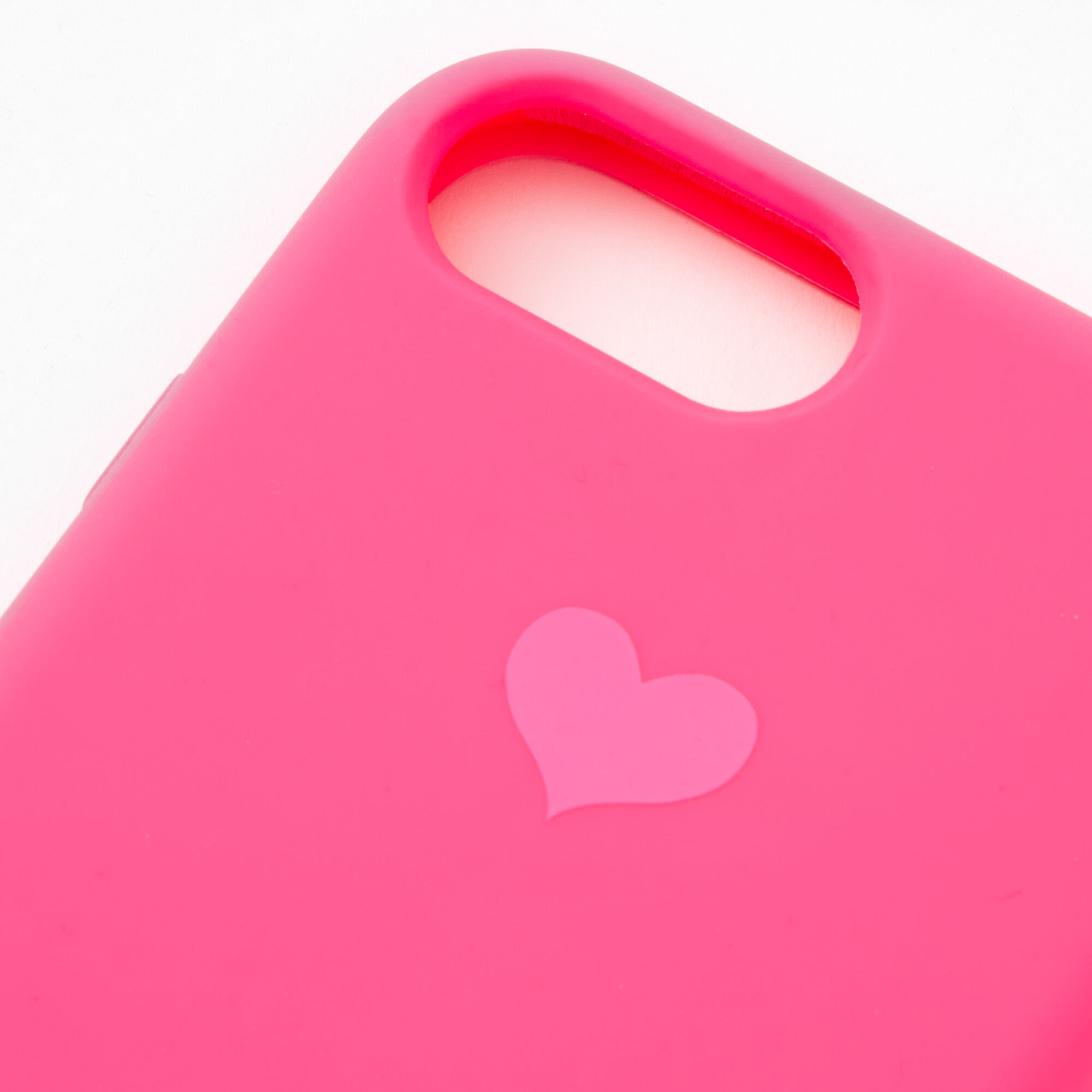 Neon Pink Heart Phone Case - Fits iPhone® 6/7/8/SE,