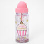 Claire&#39;s Club Birthday Cupcake Water Bottle - Pink,