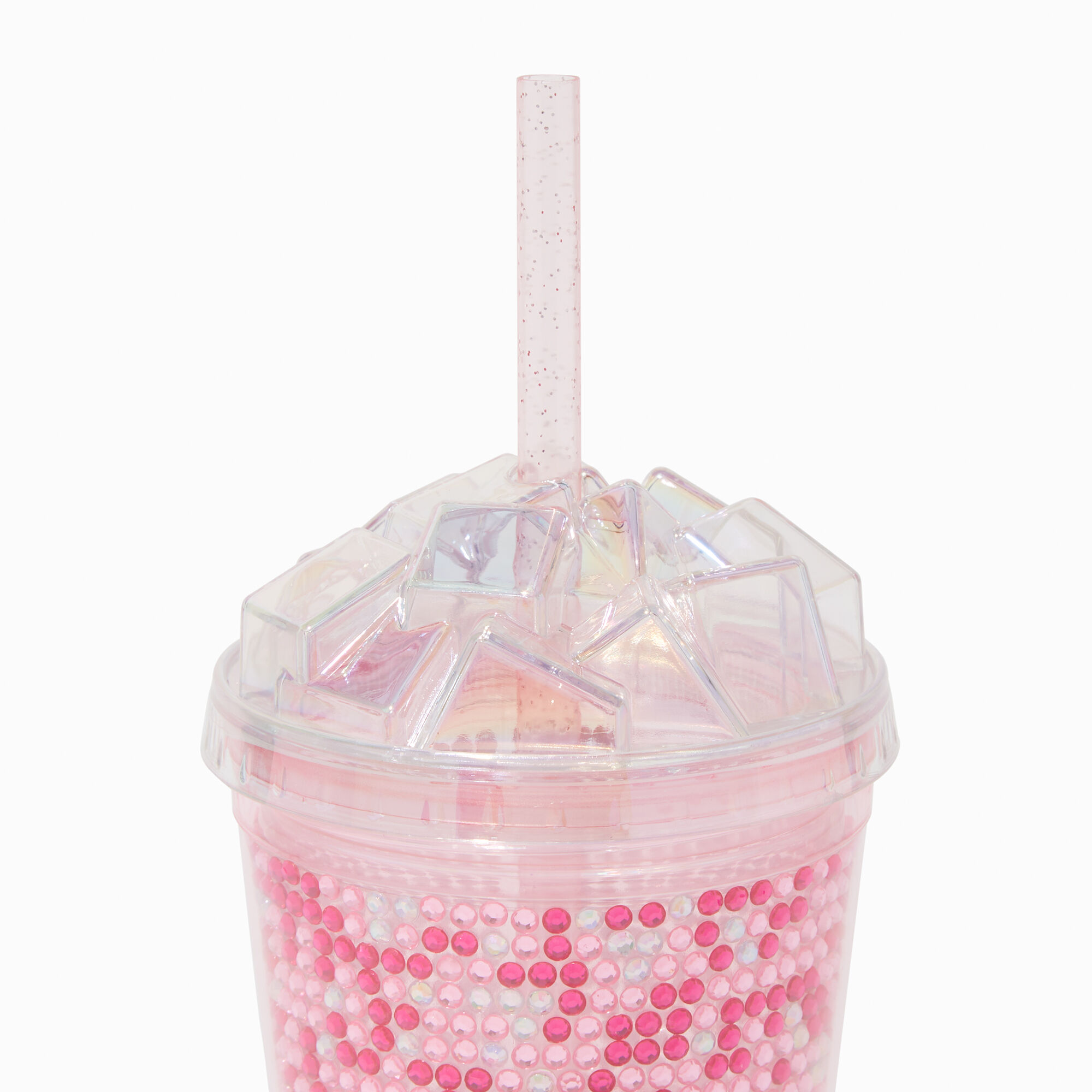 "Keep Calm & Drink Iced Coffee" Bling Tumbler,