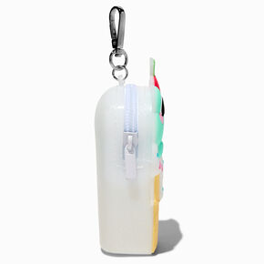 Frog Ice Cream Mini Mart Jelly Coin Purse Keychain,