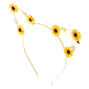 Sunflower Cat Ears Headband,