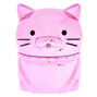 Gloss parfum&eacute; &agrave; la limonade en forme de chat rose m&eacute;tallique,