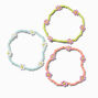 Claire&#39;s Club Floral Beaded Anklets - 3 Pack,