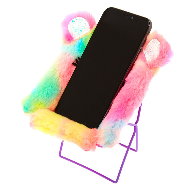 Rainbow Bear Papasan Chair Phone Holder,