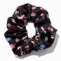 Black 90s Vibe Medium Hair Scrunchie,