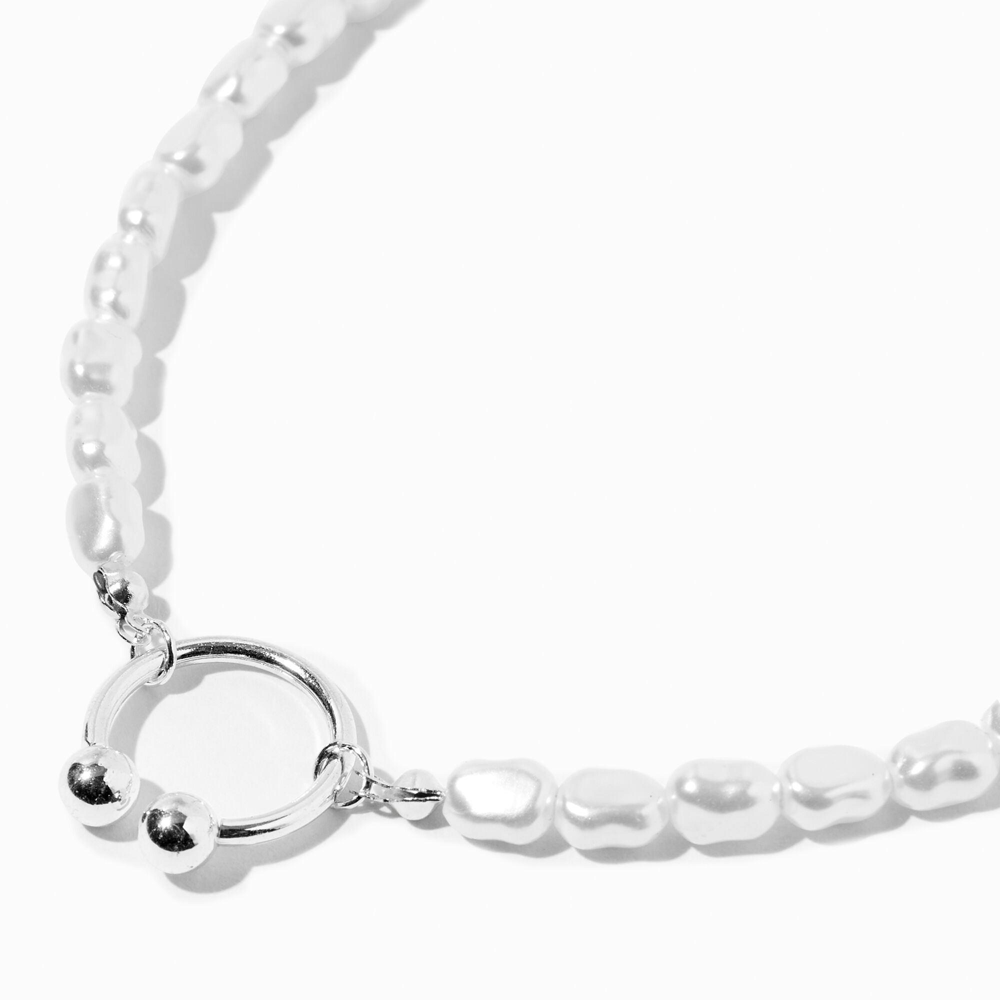 Claire's best sale pearl necklace