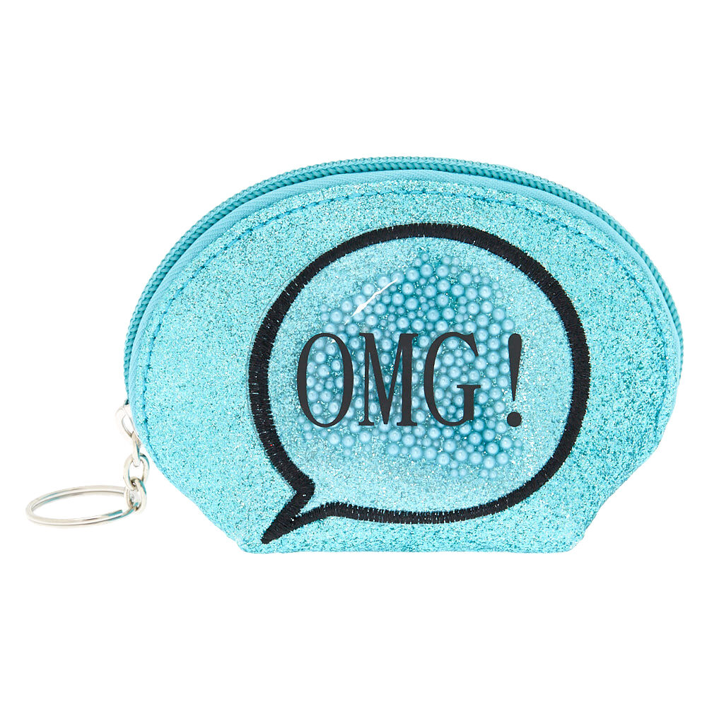 glitter coin purse