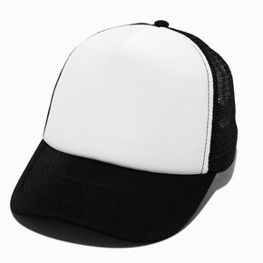 Black DIY Trucker-Style Hat,