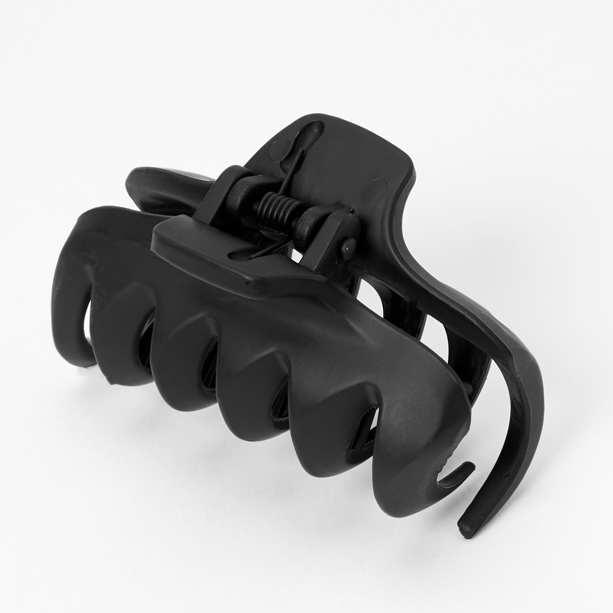 Small Matte Spike Hair Claw - Black,