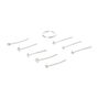 22G Sterling Silver Bend to Fit Nose Studs &amp; Hoop,