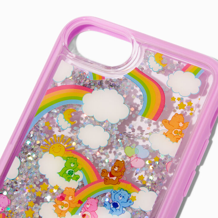 Coque de protection pour portable shaker &agrave; sequins Bisounours&trade; - Compatible avec iPhone&reg; 6/7/8/SE,