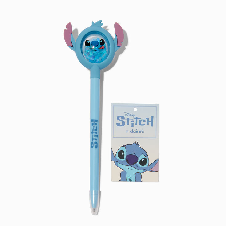 Disney Stitch Claire&#39;s Exclusive 3D Water-Filled  Pen,
