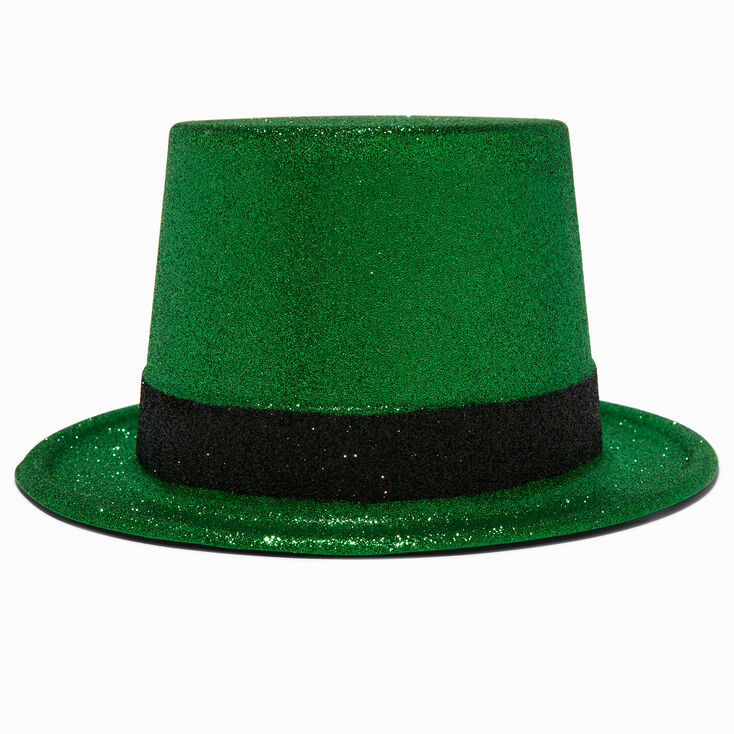 St. Patrick&#39;s Day Glitter Leprechaun Top Hat,