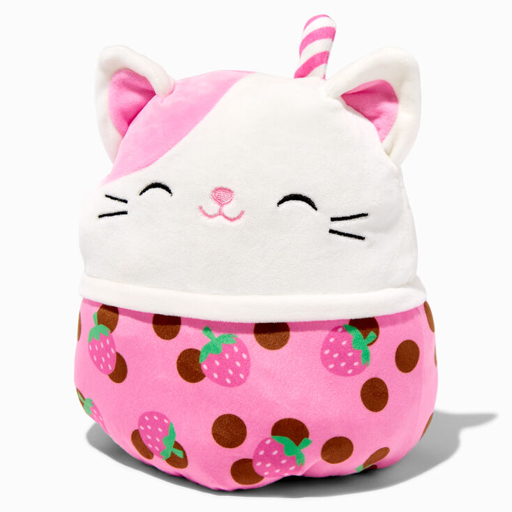 Squishmallows&trade; Claire&#39;s Exclusive 8&quot; Boba Tea Cat Flip-A-Mallows Plush Toy,