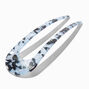 Tortoiseshell U-Shaped Acrylic Hair Pin - Black,