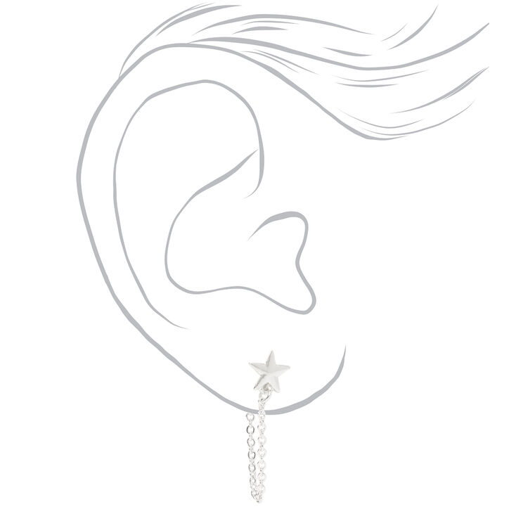 Silver Celestial Cuff &amp; Mixed Earrings - 6 Pack,