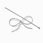 Silver-tone Bow Hair Pin,