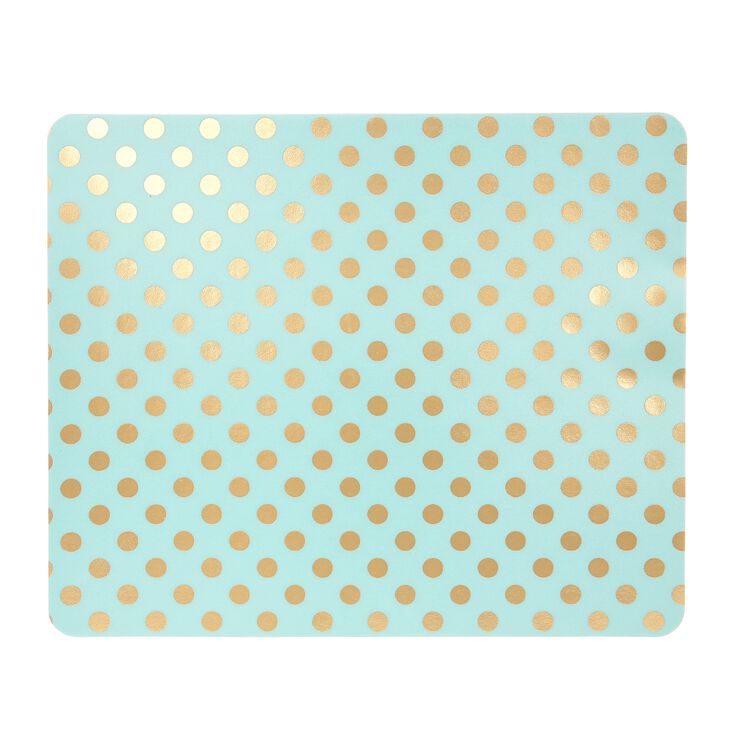 Mint Polka Dot Mouse Pad Claire S