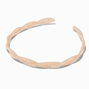Blush Pink Marble Twist Headband,