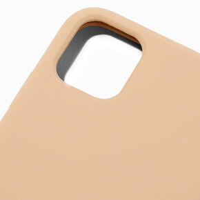 Coque de portable en silicone brun roux unie - Compatible avec iPhone&reg;&nbsp;11,