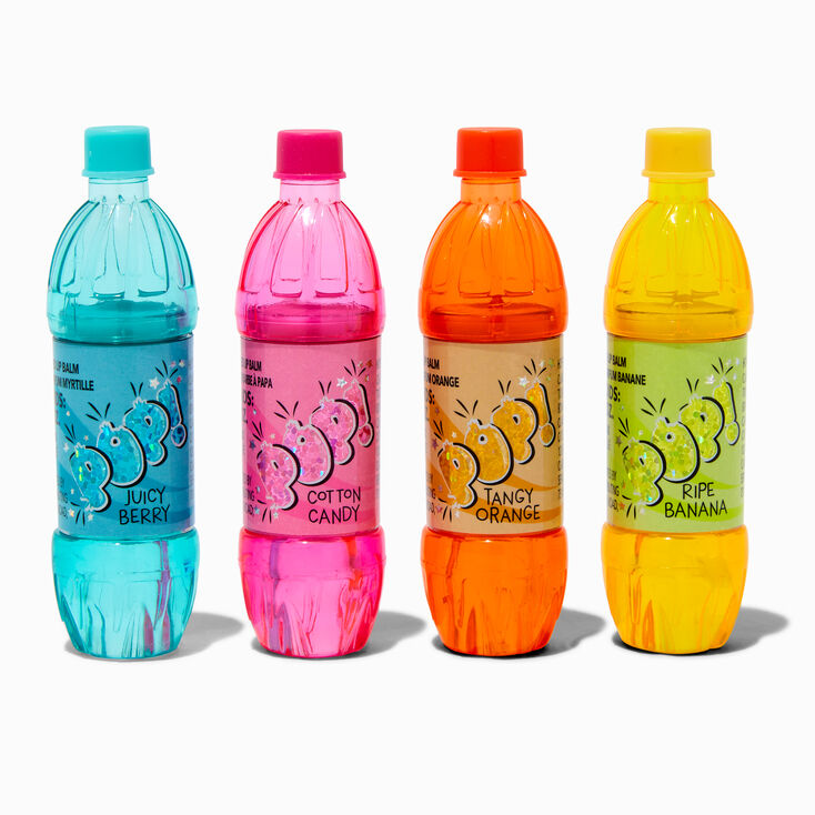 Soda Bottle Lip Balm Set - 4 Pack,