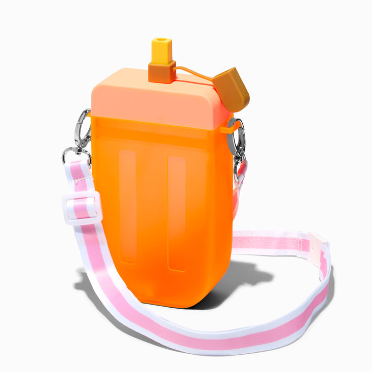 Coral Popsicle Lanyard Water Bottle,