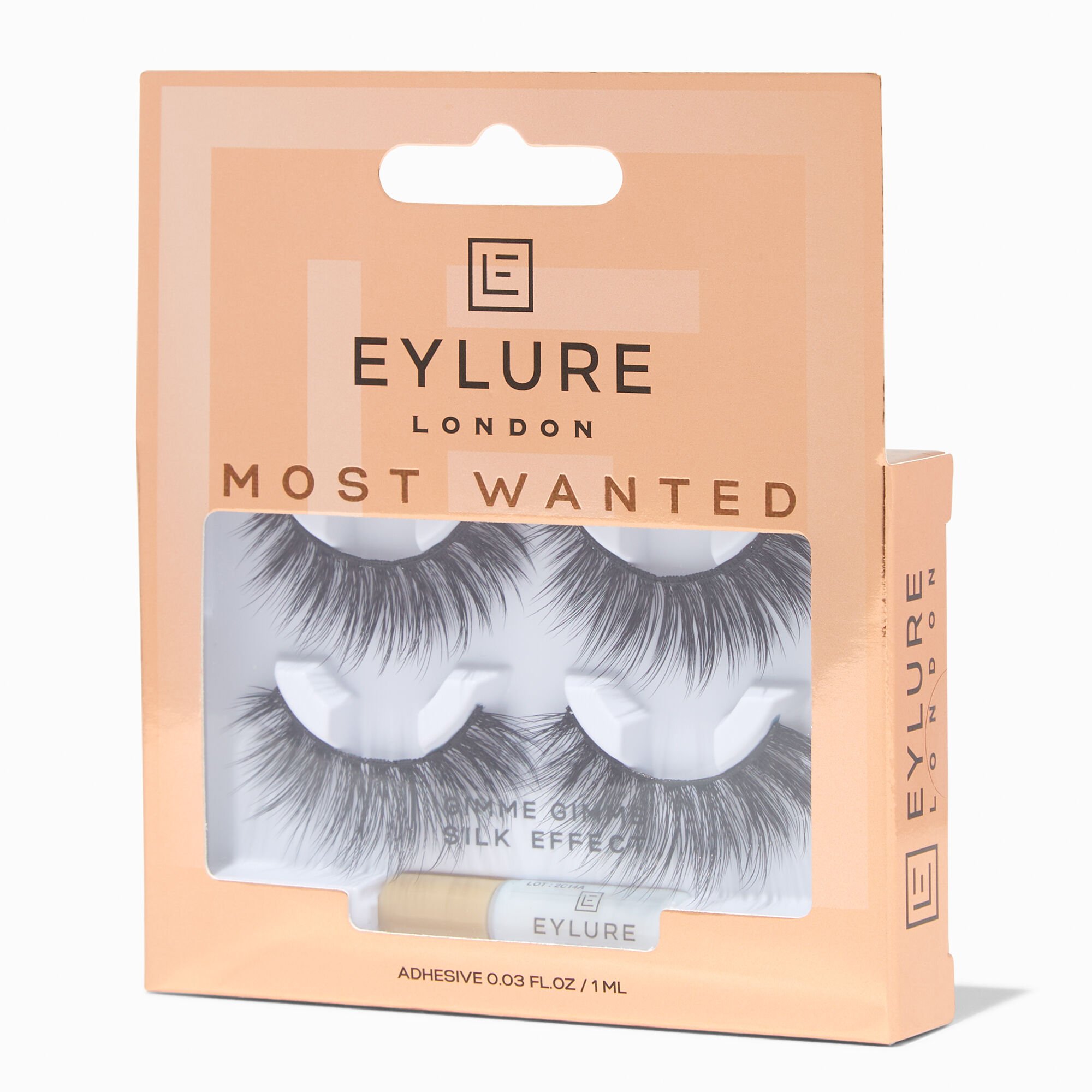 View Claires Eylure Most Wanted Faux Mink Eyelashes 2 Pack Black information
