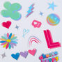 DIY &#39;L&#39; Initial Stickers,