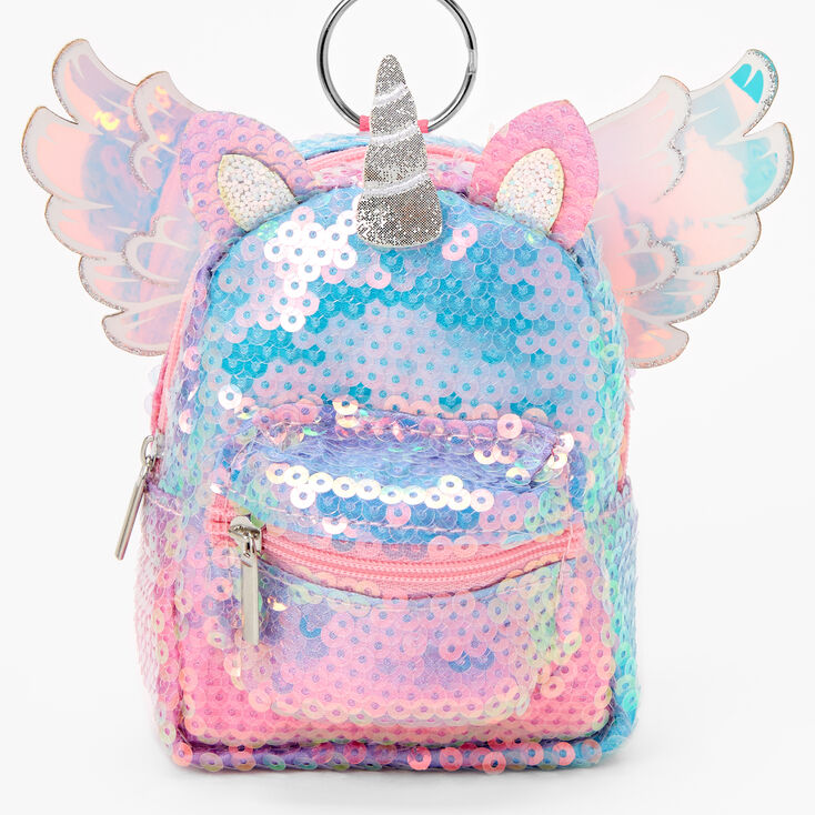 NEW Real Littles Handbags Glitter Unicorn Backpack Hanger Lot Out