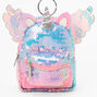 Sequin Unicorn Mini Backpack Keychain,