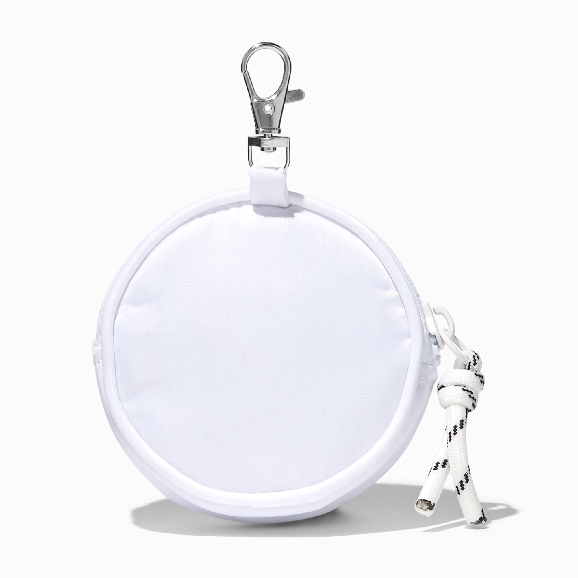 White Cord Star Pouch Keyring,